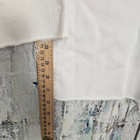 NWT Adriano Goldschmied Farrah Boot Jeans High Rise Size 27 White $210 - Picture 9 of 10